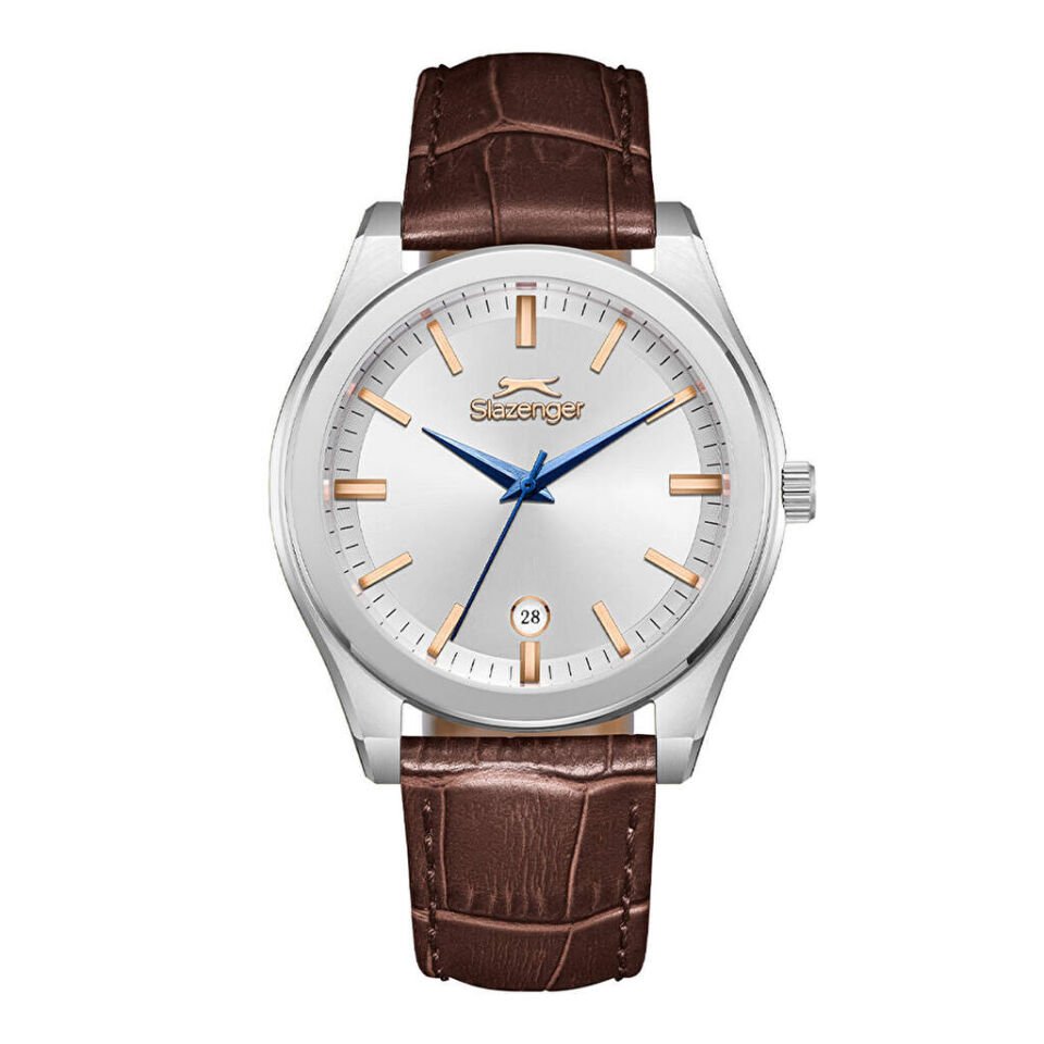 Slazenger SL.09.2486.1.05 Quartz Deri Kahverengi 41 mm Erkek Kol Saati