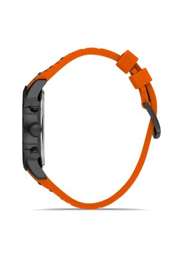 Ferro Turunucu Silikon Kordon Erkek Kol Saati FM31360D-ZL Fonksiyonları Aktif 3 ATM Su Geçirmez