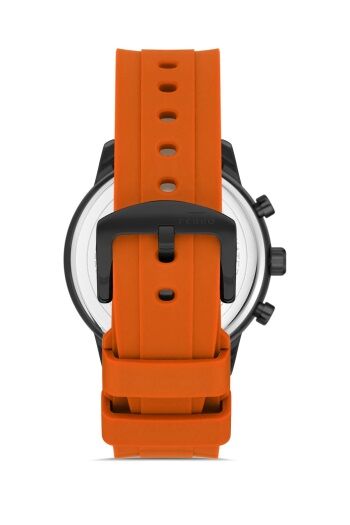 Ferro Turunucu Silikon Kordon Erkek Kol Saati FM31360D-ZL Fonksiyonları Aktif 3 ATM Su Geçirmez