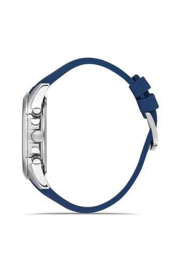 Ferro Lacivert Silikon Kordon Erkek Kol Saati FM31359D-L3 Fonksiyonları Aktif 3 ATM Su Geçirmez