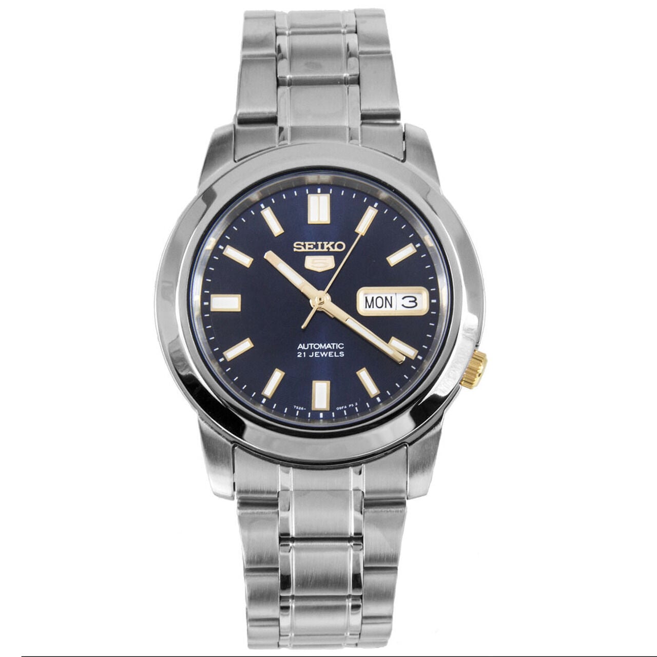 Seiko 5 SNKK11K1S Otomatik Çelik Gri Mavi Kadran 38 mm Erkek Kol Saati