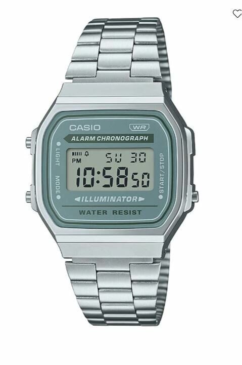 Casio A168WA-3AYDF Quartz Çelik Gri 36 mm Erkek Kol Saati