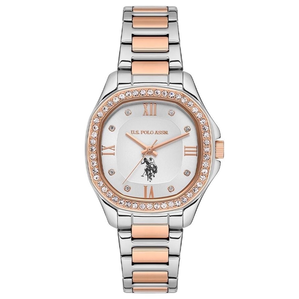 U.s. Polo Assn. USPA2088-05 Quartz Rose/Gri 32 mmx39 mm Kadın Kol Saati