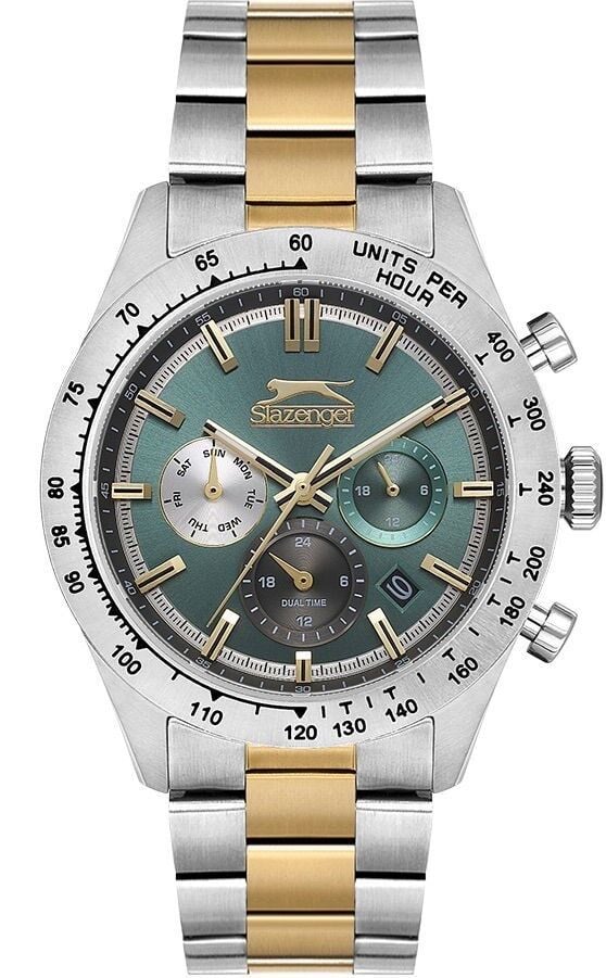 Slazenger SL.09.2419.2.06 Quartz Çelik Altın/Gri 44 mm Erkek Kol Saati
