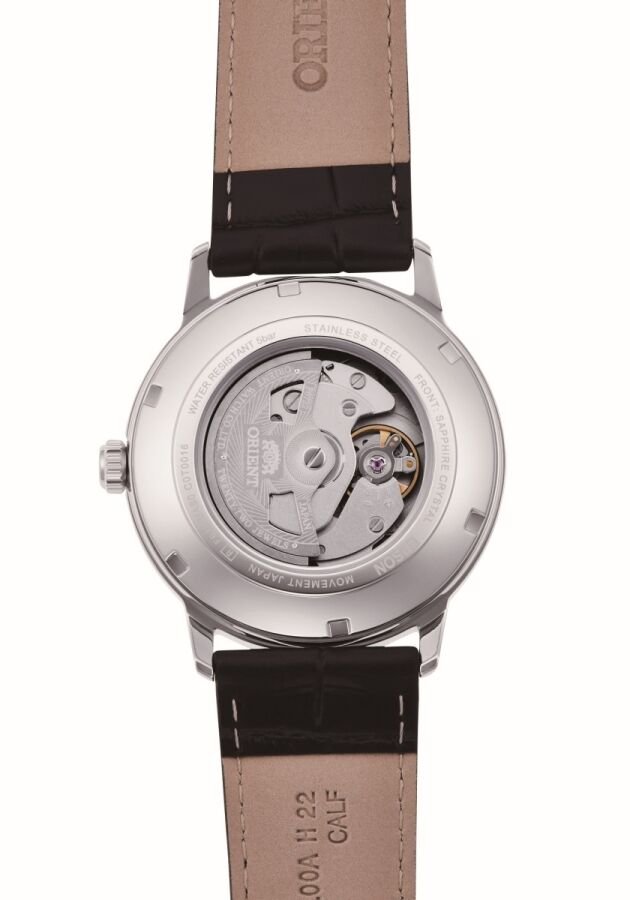 Orient RA-AC0F11L30B Otomatik Deri Siyah Lacivert Kadran Safir Cam 42 mm Erkek Kol Saati