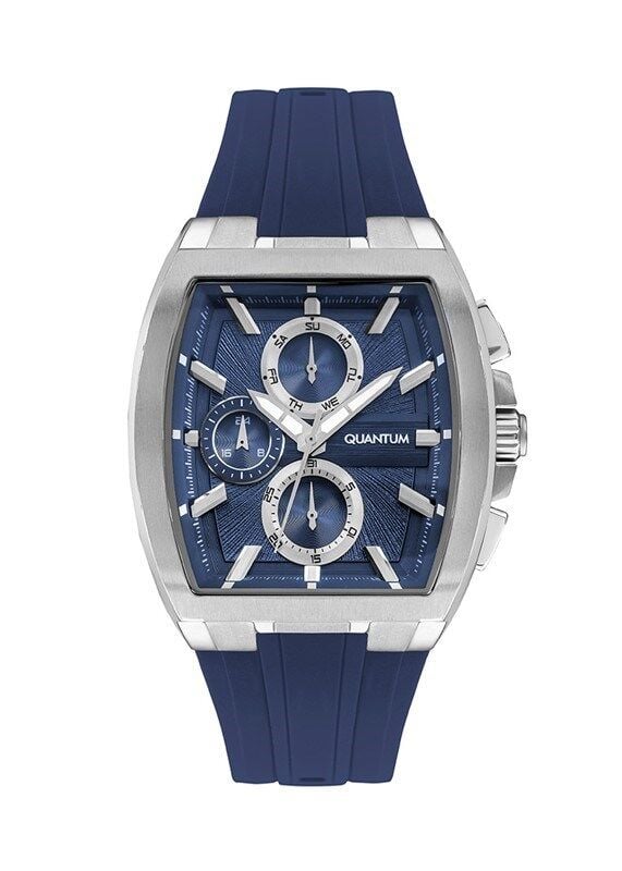 Quantum HNG997.399 43 mm Silikon Kordonlu Erkek Kol Saati