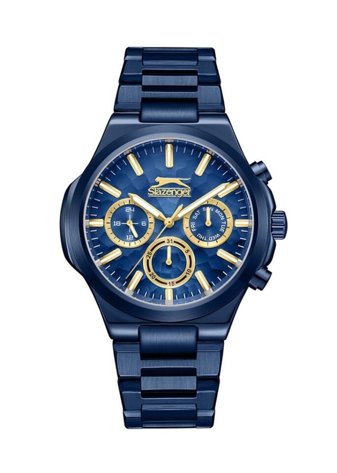 Slazenger SL.09.2427.2.04 Quartz Çelik Lacivert 45 mm Erkek Kol Saati