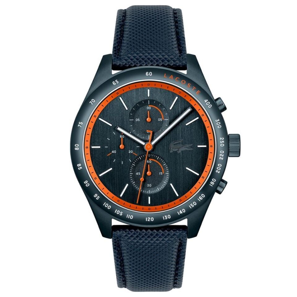 Lacoste 2011297 Quartz Deri Mavi 44 mm Erkek Kol Saati