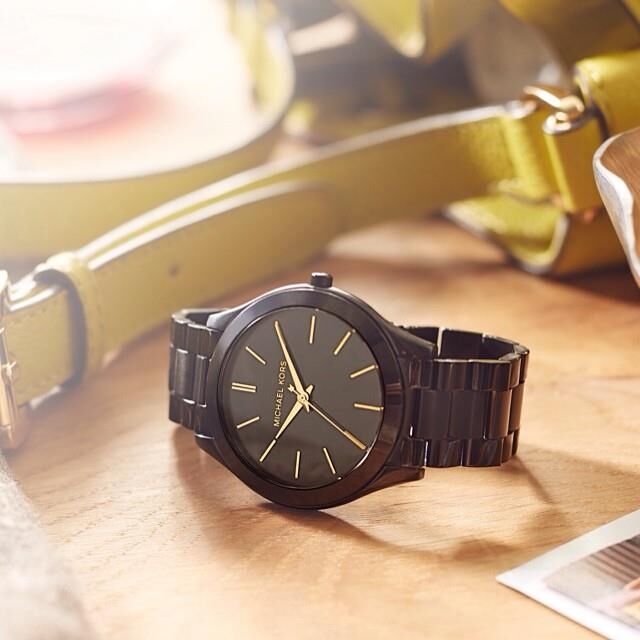 Michael Kors MK3221 Quartz Çelik Siyah 42 mm Kadın Kol Saati