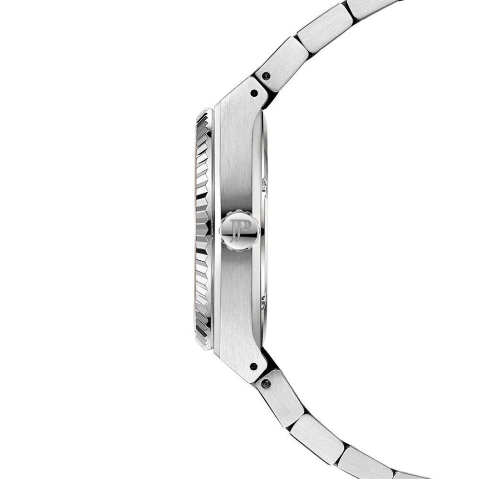 Jacques Philippe JPQGC5713G6 Swiss Made Quartz Çelik Gri Safir Cam 40 mm Erkek Kol Saati