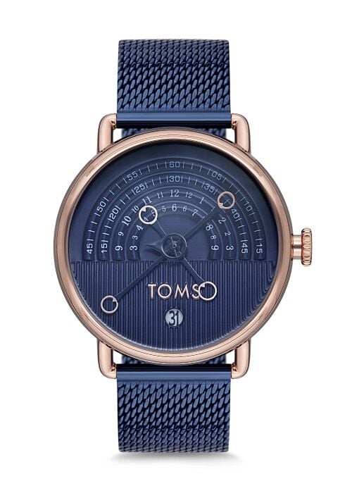 Toms Lacivert Hasır Kordon Erkek Kol Saati T1995C-1043-T T1995C-1043-T
