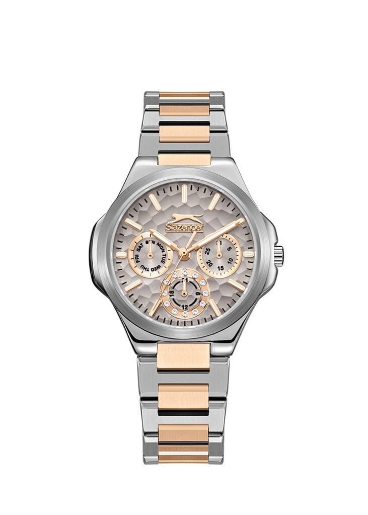 Slazenger SL.09.2365.4.02 Quartz Çelik Rose/Gri 44 mm Erkek Kol Saati