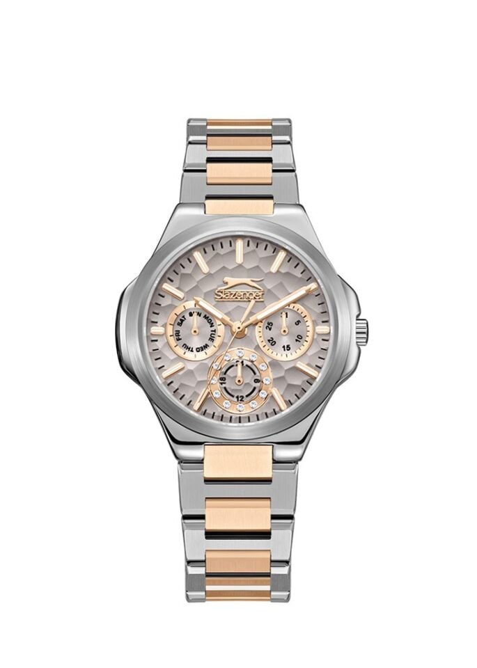 Slazenger SL.09.2365.4.02 Quartz Çelik Rose/Gri 44 mm Erkek Kol Saati