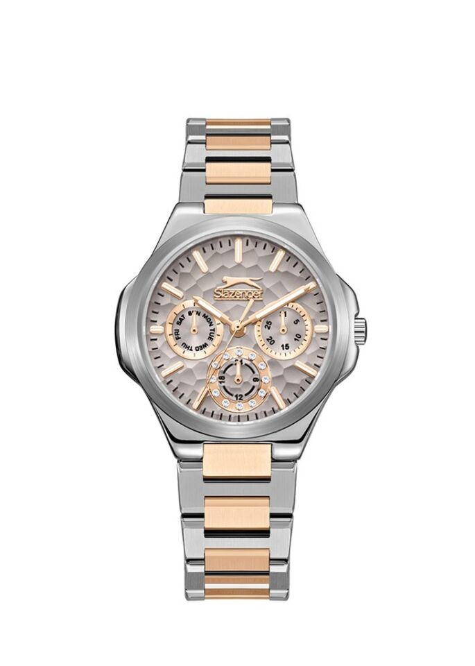 Slazenger SL.09.2365.4.02 Quartz Çelik Rose/Gri 44 mm Erkek Kol Saati
