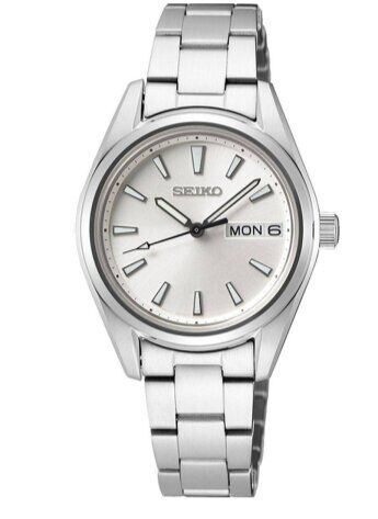 Seiko SUR349P1 Quartz Çelik Gri 10 ATM Safir Cam 30 mm Kadın Kol Saati