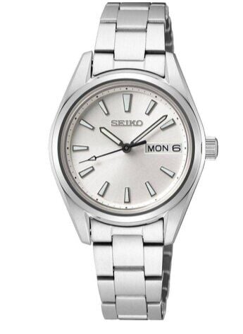 Seiko SUR349P1 Quartz Çelik Gri 10 ATM Safir Cam 30 mm Kadın Kol Saati