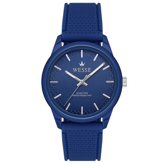 Wesse WWG209303 Quartz Silikon Mavi 40 mm Erkek Kol Saati