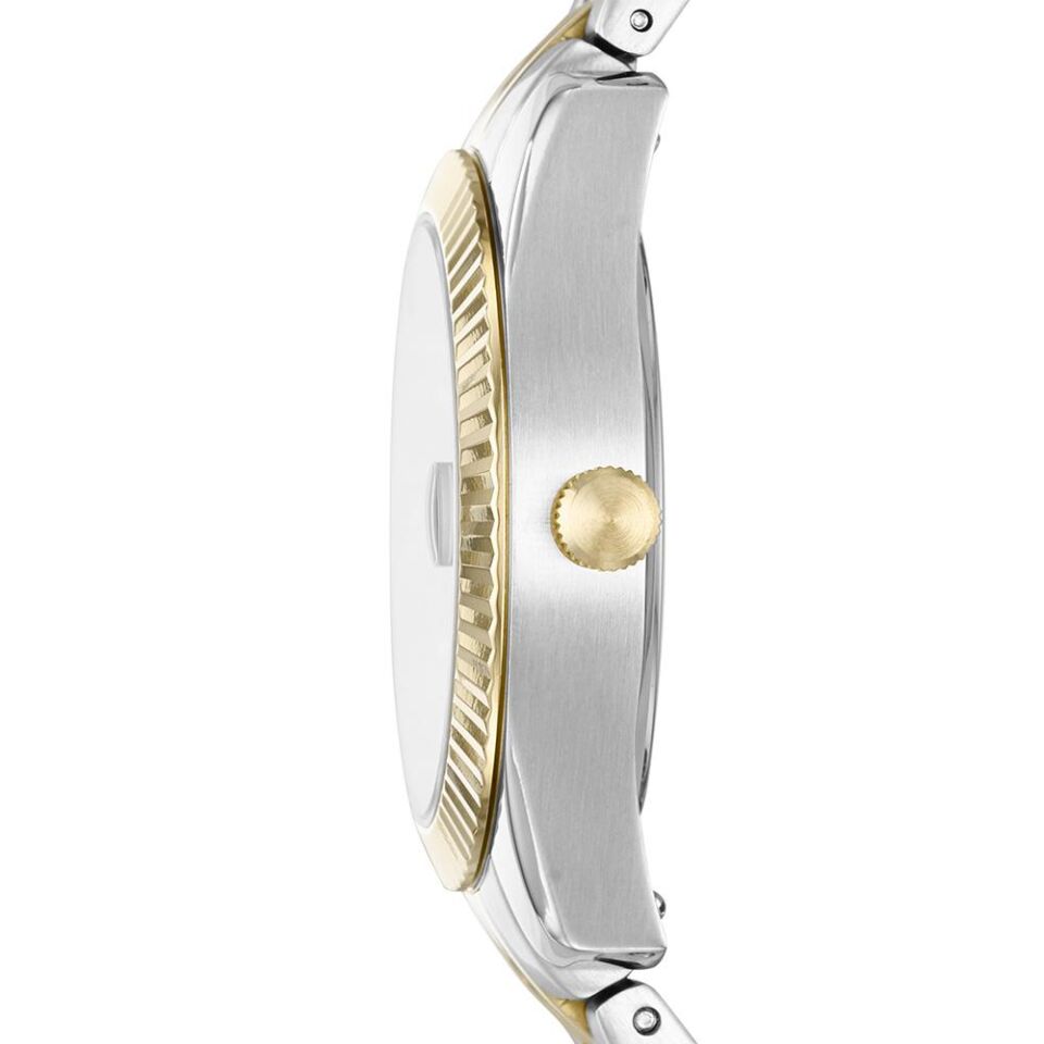 Fossil FES4949 Quartz Çelik Altın Rengi/Metalik Gri  32 mm Kadın Kol Saati