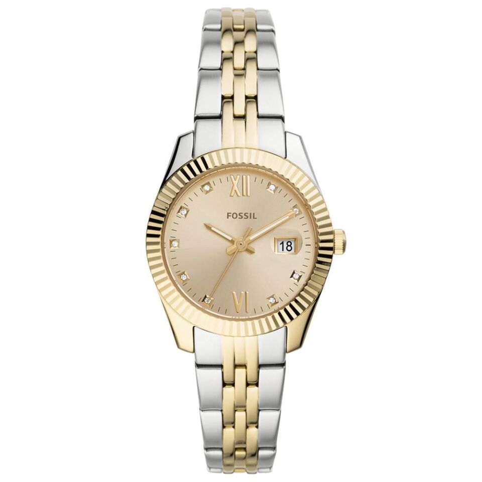 Fossil FES4949 Quartz Çelik Altın/Gri 32 mm Kadın Kol Saati