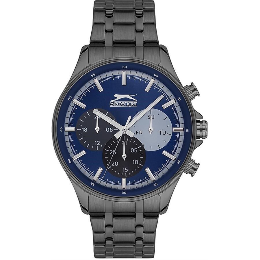 Slazenger SL.09.1941.2.05 45 mm Füme Çelik Erkek Kol Saati