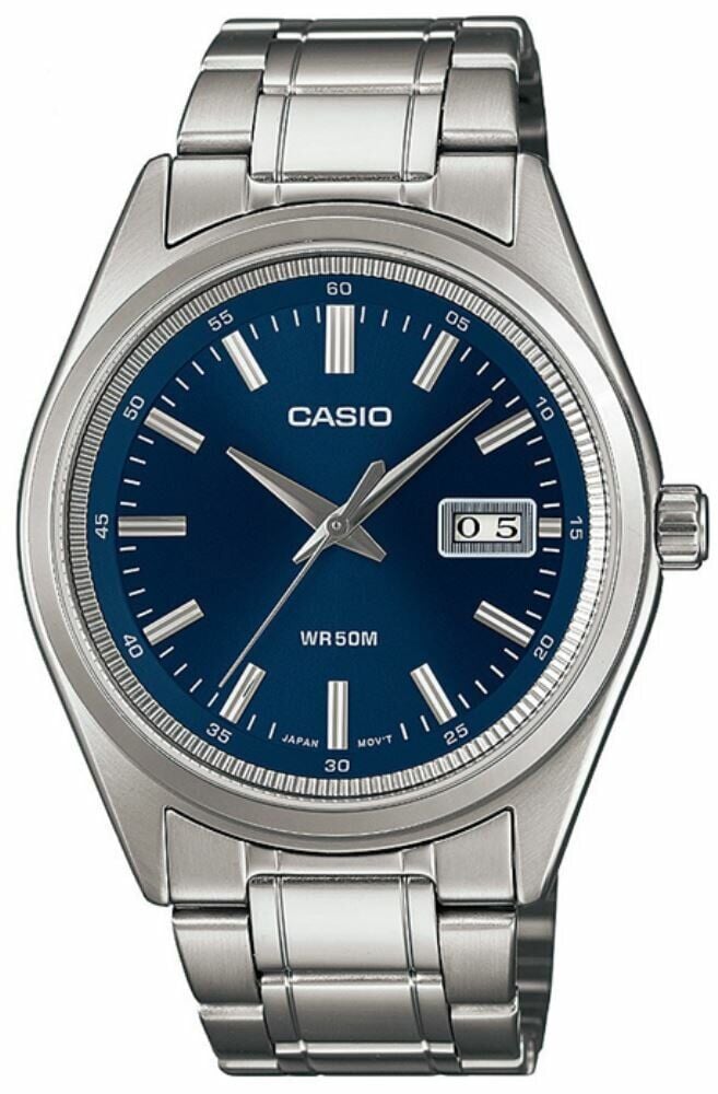 Casio MTP-B180D-2AVDF Quartz Çelik Gri Lacivert Kadran 41 mm Erkek Kol Saati