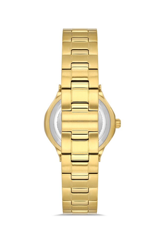 Ferro Sarı Çelik Kordon Kadın Kol Saati FL21490AWT-B6 3ATM Su Geçirmez 2 Yıl Garantili HediyePaketli