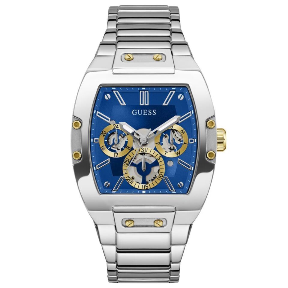 Guess GUGW0456G5 Quartz Çelik Gri Mavi Kadran Erkek Kol Saati