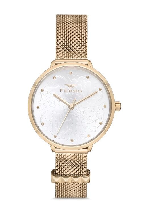 Ferro Sarı Hasır Kordon Kadın Kol Saati F21087C-B