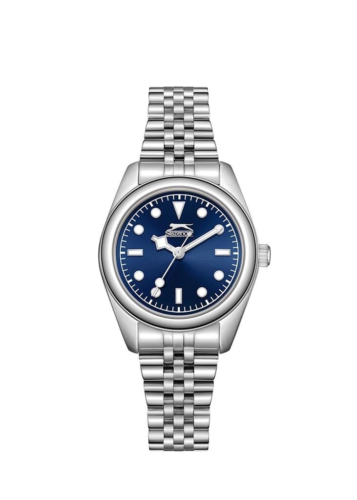 Slazenger SL.09.2424.3.03 Quartz Çelik Gri Lacivert Kadran 25 mm Kadın Kol Saati