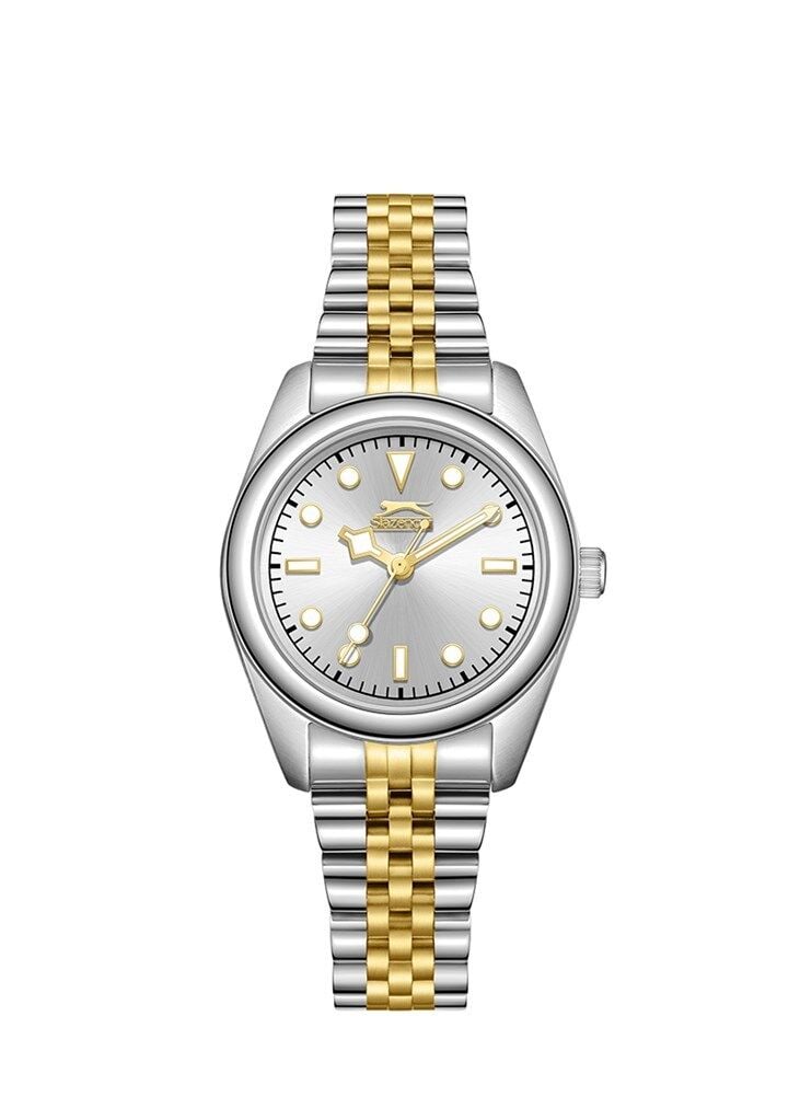 Slazenger SL.09.2424.3.04 Quartz Çelik Altın/Gri 25 mm Kadın Kol Saati