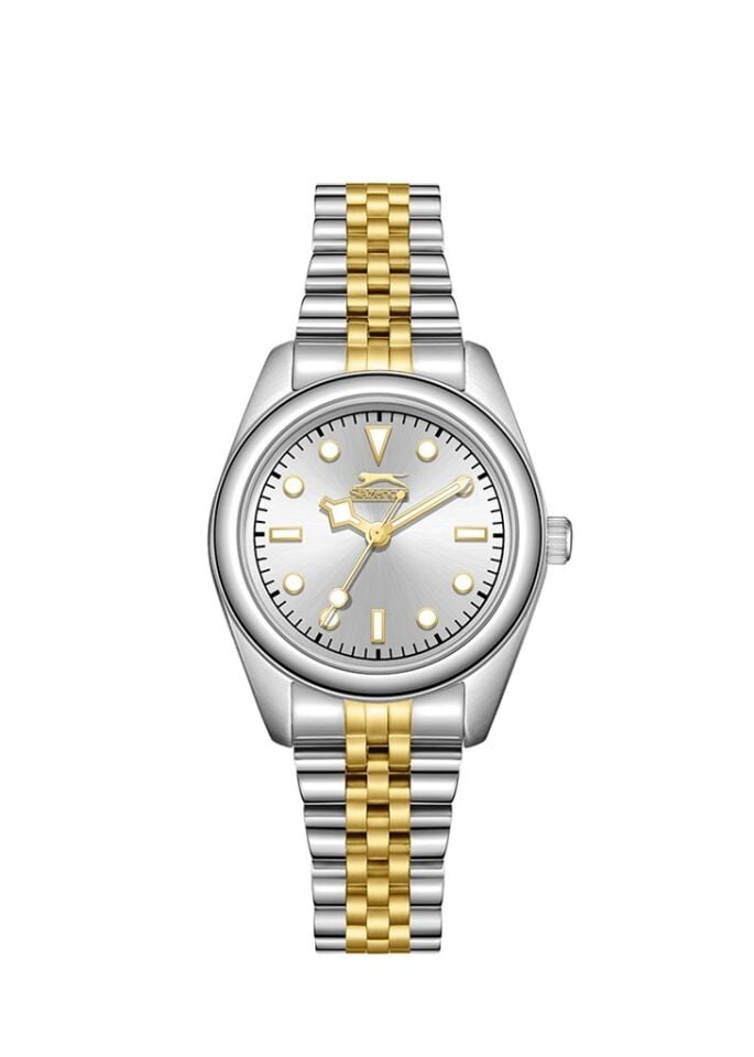 Slazenger SL.09.2424.3.04 Quartz Çelik Altın/Gri 25 mm Kadın Kol Saati
