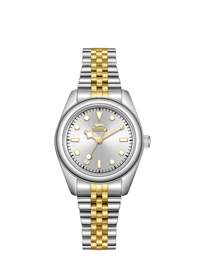 Slazenger SL.09.2424.3.04 Quartz Çelik Altın/Gri 25 mm Kadın Kol Saati