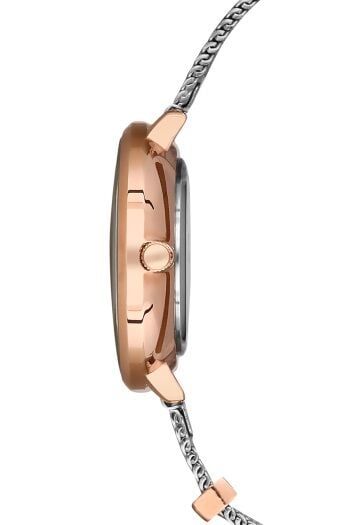 Ferro Gümüş ve Rose Hasır Kordon Kadın Kol Saati F21087C-E F21087C-E