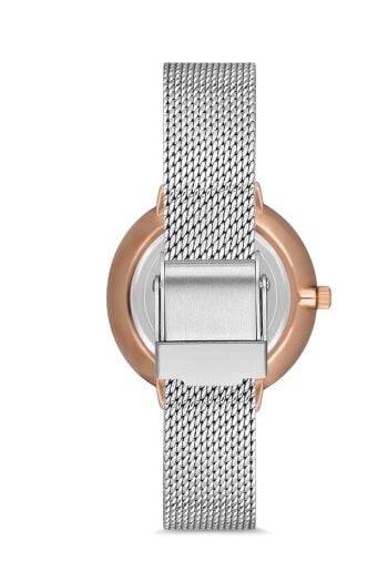 Ferro Gümüş ve Rose Hasır Kordon Kadın Kol Saati F21087C-E F21087C-E