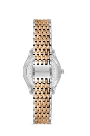 Ferro FL21512AWT-E4 Quartz Çelik Rose Gri 30 mm Kadın Kol Saati