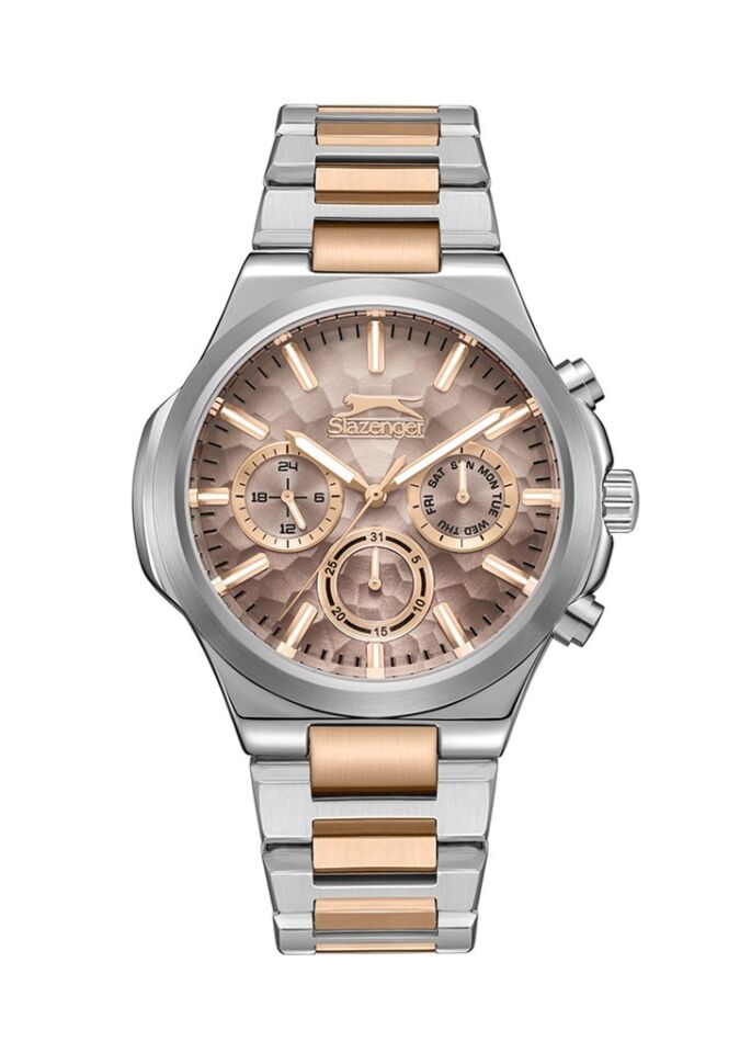 Slazenger SL.09.2427.2.02 Quartz Çelik Rose/Gri 45 mm Erkek Kol Saati