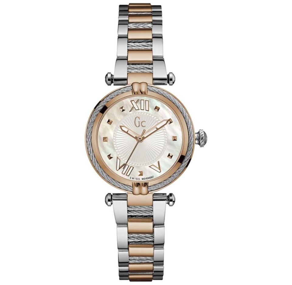 Guess Collection GCY18002L1MF 32 mm Rose Gold/Metalik Gri Kadın Saati