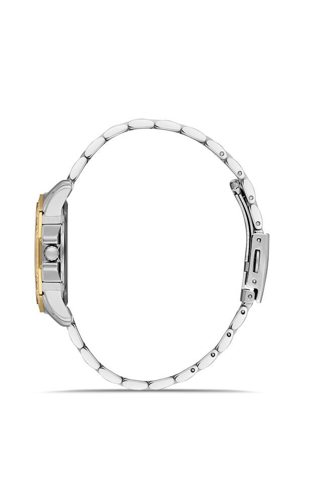 Ferro FL21540AWT-D Quartz Çelik Altın Gri 32 mm Kadın Kol Saati