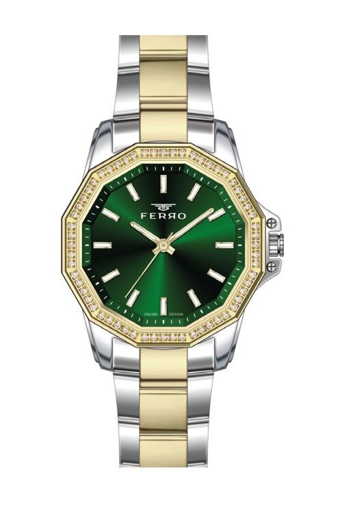 Ferro Gümüş Çelik Kordon Kadın Kol Saati FL21540AWT-D6