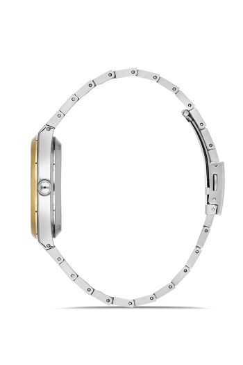Ferro Quartz Çelik Gri Yeşil Kadran 3 ATM 40 mm Erkek Kol Saati