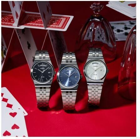 Casio MTP-B146D-7AVDF Quartz Çelik Gri 35 mm Erkek Kol Saati