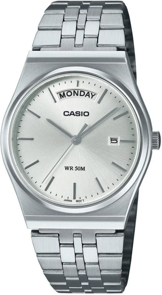 Casio MTP-B146D-7AVDF Quartz Çelik Gri 35 mm Erkek Kol Saati
