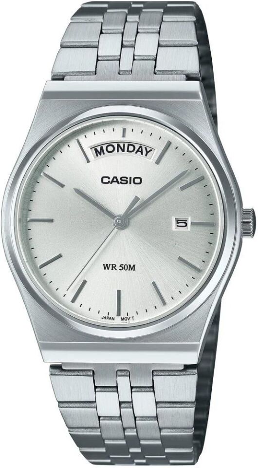 Casio MTP-B146D-7AVDF Quartz Çelik Gri 35 mm Erkek Kol Saati