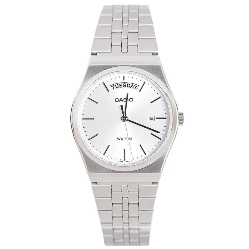 Casio MTP-B146D-7AVDF Quartz Çelik Gri 35 mm Erkek Kol Saati