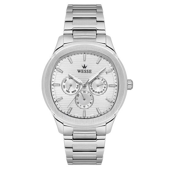 Wesse WWG402901 Quartz Çelik Gri 44 mm Erkek Kol Saati