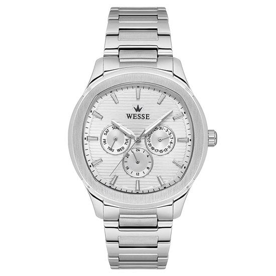 Wesse WWG402901 Quartz Çelik Gri 44 mm Erkek Kol Saati