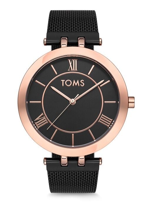 Toms Siyah Hasır Kordon Erkek Kol Saati T81874C-871-R T81874C-871-R