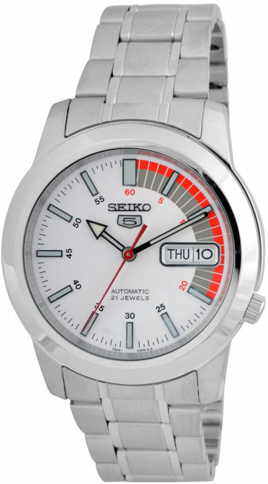 Seiko 5 SNKK25K1 Otomatik Çelik Gri 39 mm Erkek Kol Saati