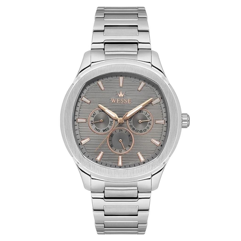 Wesse WWG402905 Quartz Çelik Gri 44 mm Erkek Kol Saati