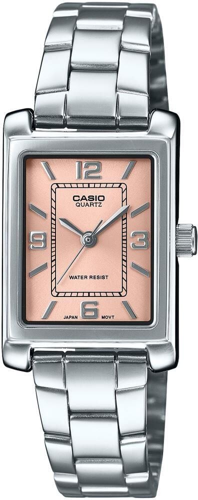 Casio LTP-1234DD-4ADF Quartz Çelik Gri Pembe Kadran 21 mm Kadın Kol Saati